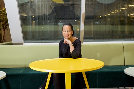 Cassandra Marshall at Vinnova's office