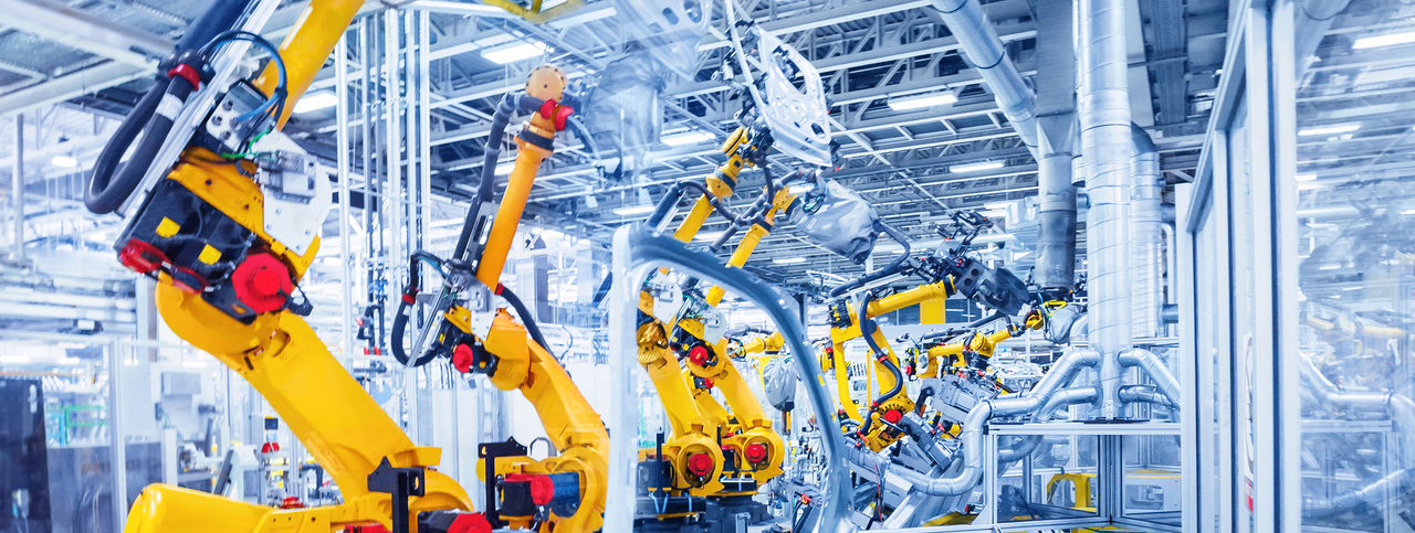 Bild föreställande modern industri