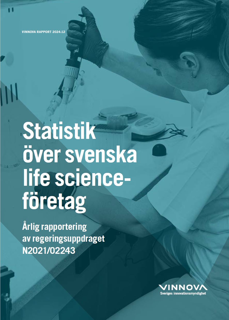 Book cover Report: Swedish life science is growing and exports are increasing strongly