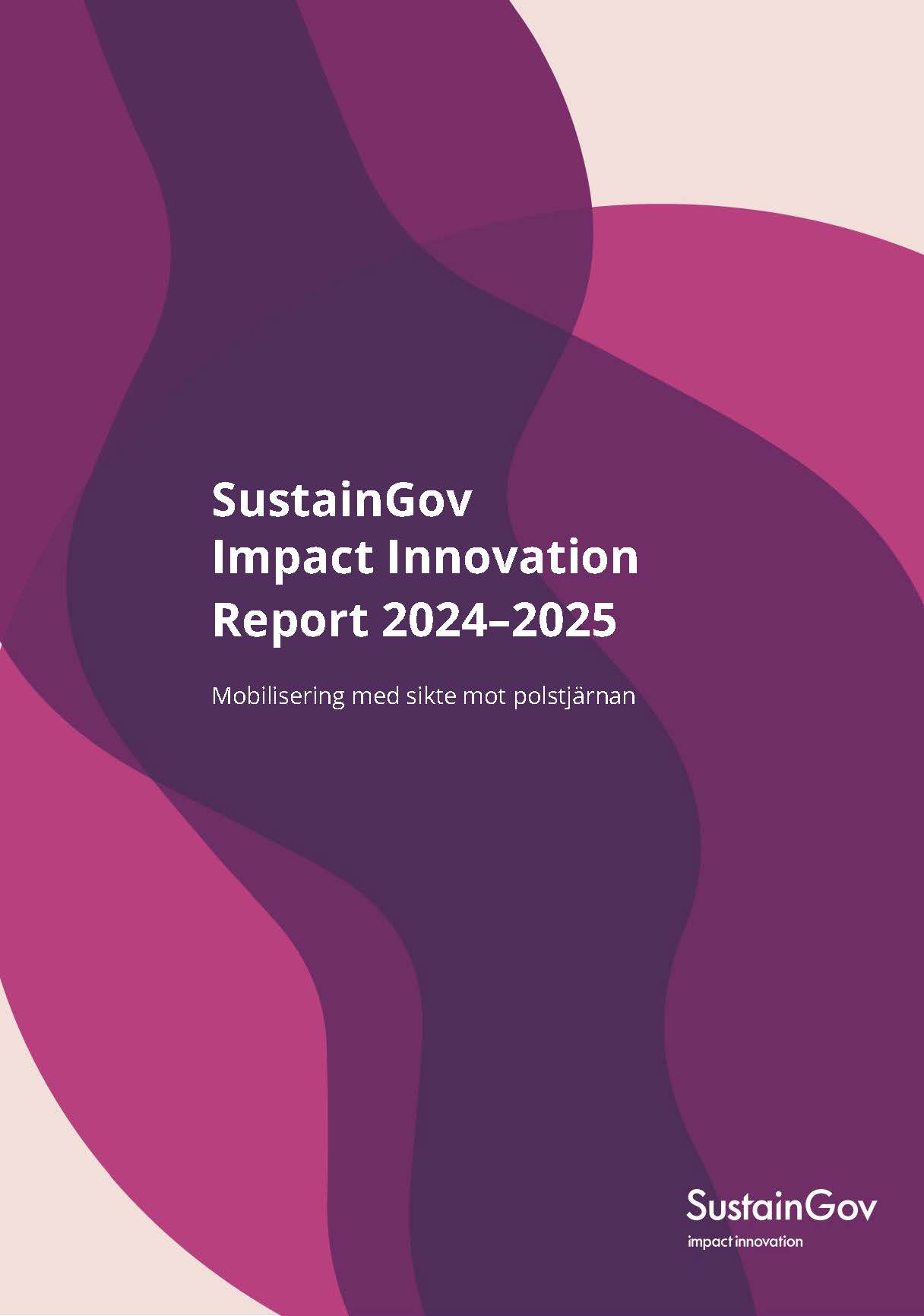 Book cover SustainGov: Impact Innovation Report