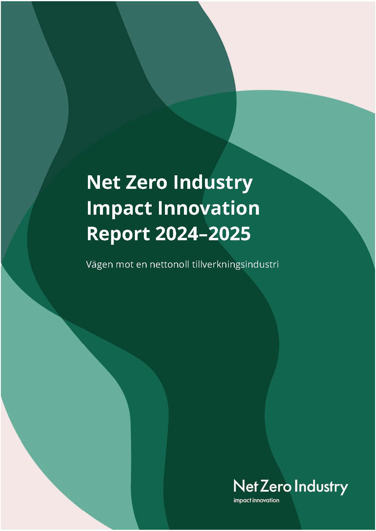 Book cover Net Zero Industry: Impact Innovation Report